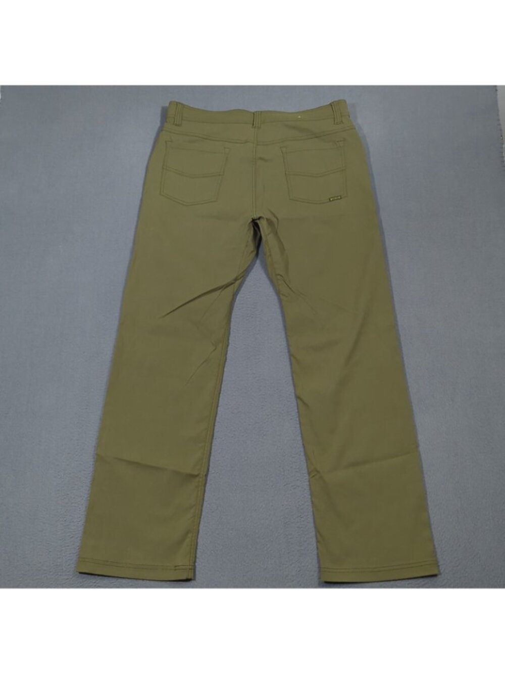 Prana Brion Pant II Men's 34x32 Green Slim Fit Nylon Outdoor Hiking Camp - Picture 2 of 12